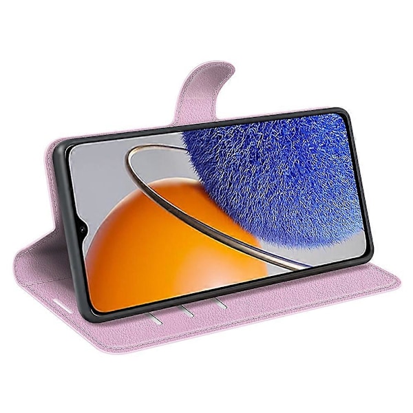 Huawei nova Y61 4G täyssuojaava läppäkotelo PU-nahkaa, jalustalla ja lompakolla Multicolor Style C