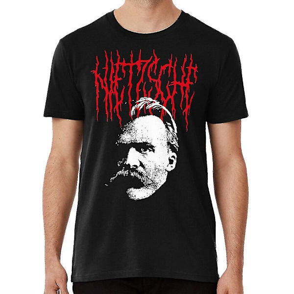 Friedrich Nietzsche Metal Philosopher T-shirt L