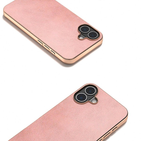 iPhone 16 Plus -kotelo, galvanointi, puhelinkuori, lehmännahkakuvio, PU+TPU-suojakotelo Multicolor Style B