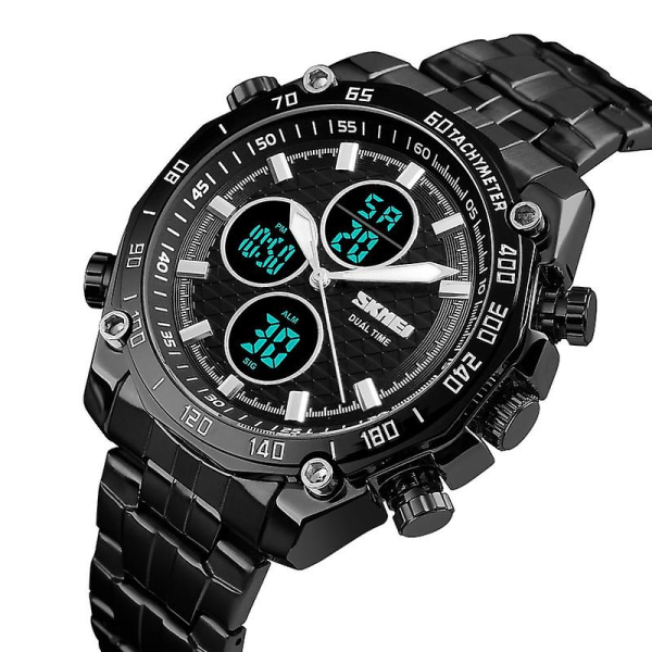 Skmei 1302 Moderne Herre Fritids Armbåndsur Black