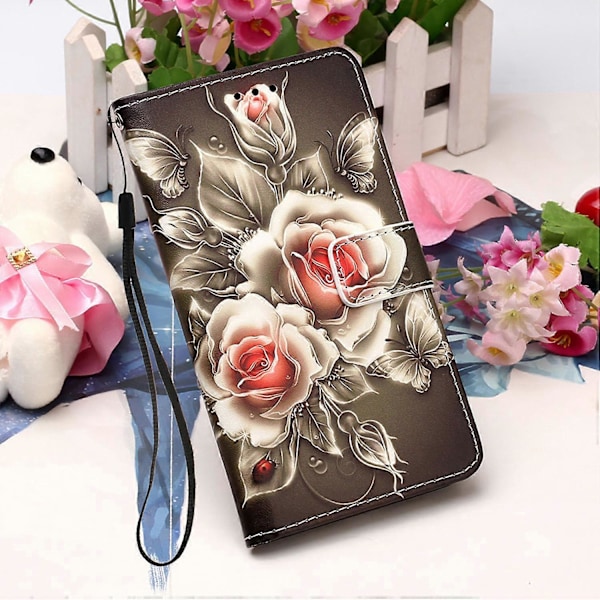 Mønsterprint Læder Wallet Stand Cover Case til Samsung Galaxy A52 4G/5G/A52s 5G