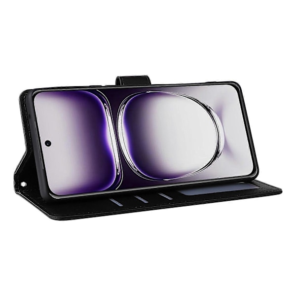 Til Oppo Reno12 Pro 5G (Global) Etui Wallet Stand View PU Læder Telefon Cover Multicolor Style B