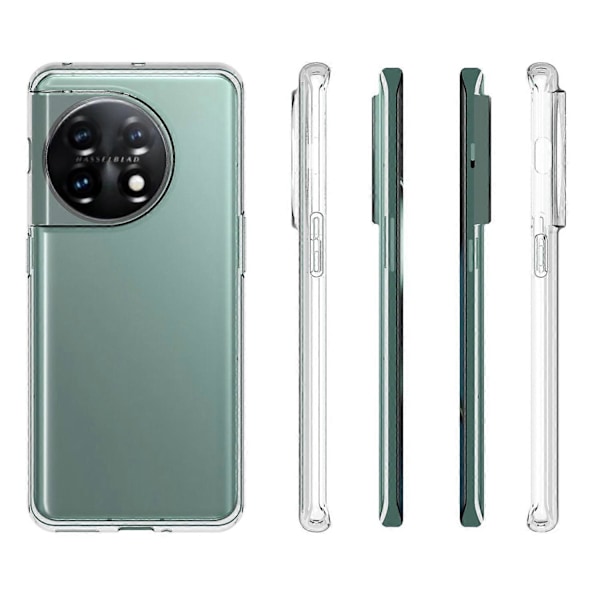 Til OnePlus 11 5G Krystalklar Telefon Cover Beskyttelse mod Fald Blød TPU Slim Fit Cover