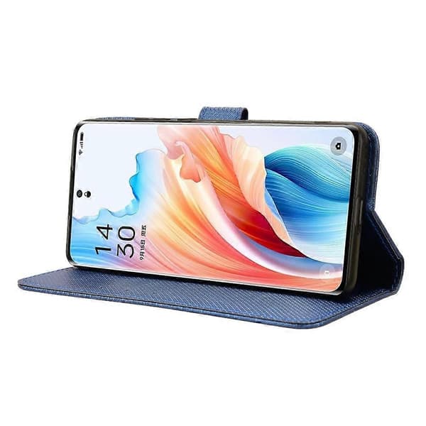 Til Oppo A2 Pro 5G Etui Diamanttekstur Tegnebog PU Læder Telefoncover Multicolor Style E