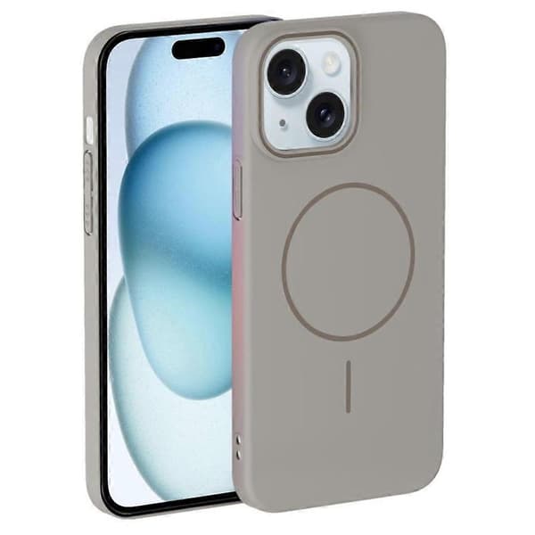 Skal för iPhone 14 Kompatibelt med MagSafe Slim PC Baksida Multicolor Titanium Grey