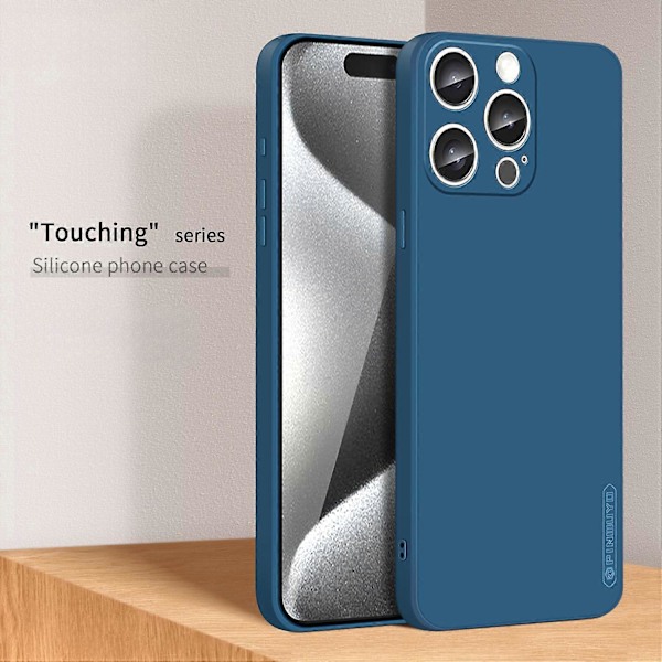 PINWUYO JK Touching Series Skal för iPhone 16 Pro Max TPU Telefonskal Exakt Linsskydd Multicolor Style A