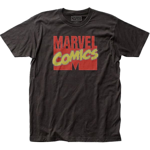 Retro Logo Marvel Comics T-paita Vaatteet M