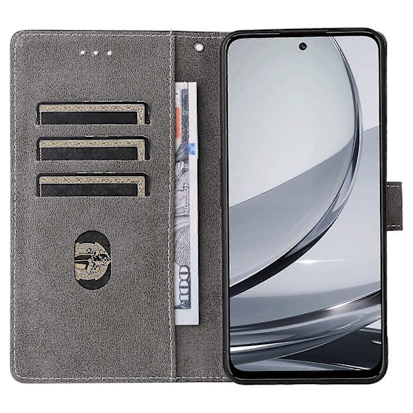 Til ZTE nubia Focus Pro Wallet Case RFID-blokering PU Læder Cover Stand View - Grøn Multicolor Black