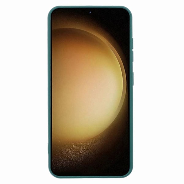 För Samsung Galaxy S23 Skal Stöttåligt TPU Telefonskal Kompatibelt med MagSafe - Svart Multicolor Dark Green
