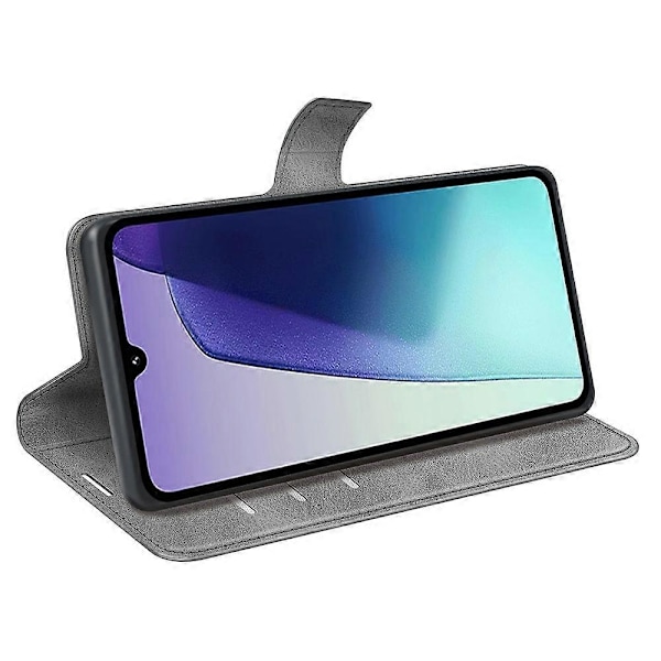 Ställfodral för Xiaomi Poco C75 4G/Redmi 14R 5G/14C 4G, reptåligt telefonfodral i kalvtexturerat läder Multicolor Style D