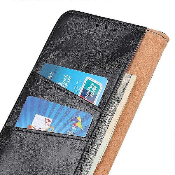 Til Samsung Galaxy A05 4G Etui Split Læder Crazy Horse Tekstur Wallet Telefon Cover Multicolor Style A