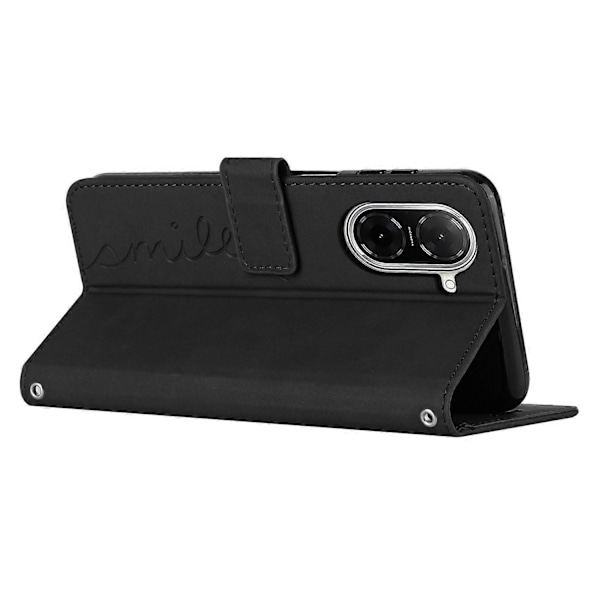 Ställfodral för Xiaomi Redmi A5 4G (171.7mm)/Poco C71 4G Telefonskal med Hjärtmönster Multicolor Black