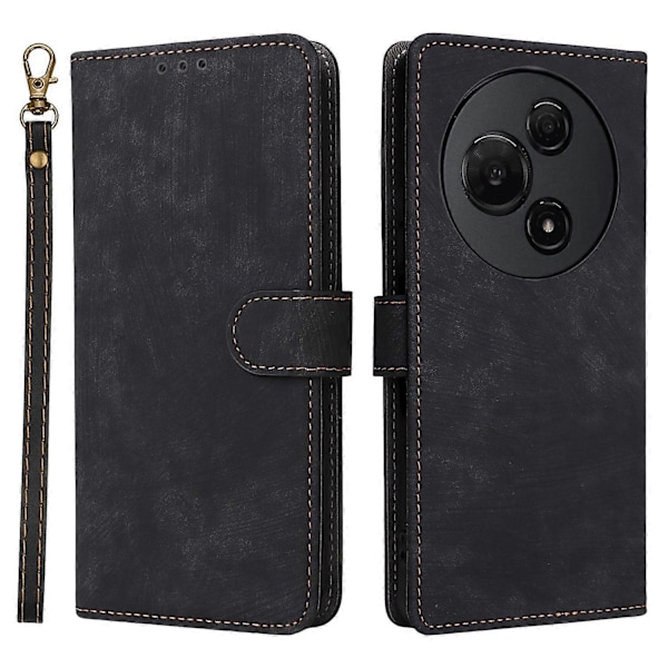 Til TCL 60 NxtPaper 4G Etui Wallet RFID-blokering PU Læder Telefon Cover Stativ med Rem Multicolor Black