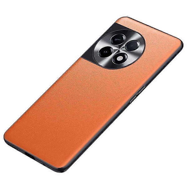 Til OnePlus 11 5G PU Læderbelagt TPU+PC Skridsikkert Etui Metal Linse Design Beskyttende Telefoncover Multicolor Style B