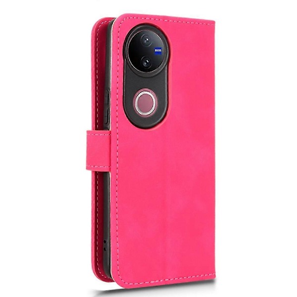 vivo V50 5G Nahkakotelo Ihoa Miellyttävä Pudotussuoja Lompakko Flip-puhelinkotelo Multicolor Rose