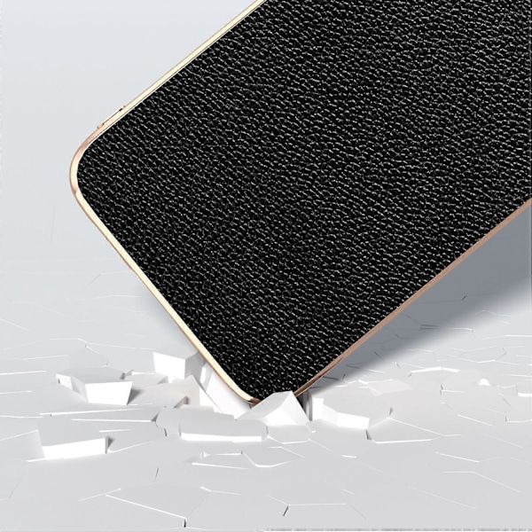 För Samsung Galaxy S23 FE Mobilskal Nano Elektropläterad Nappa Läderbelagd TPU+PC Fodral Multicolor Style A