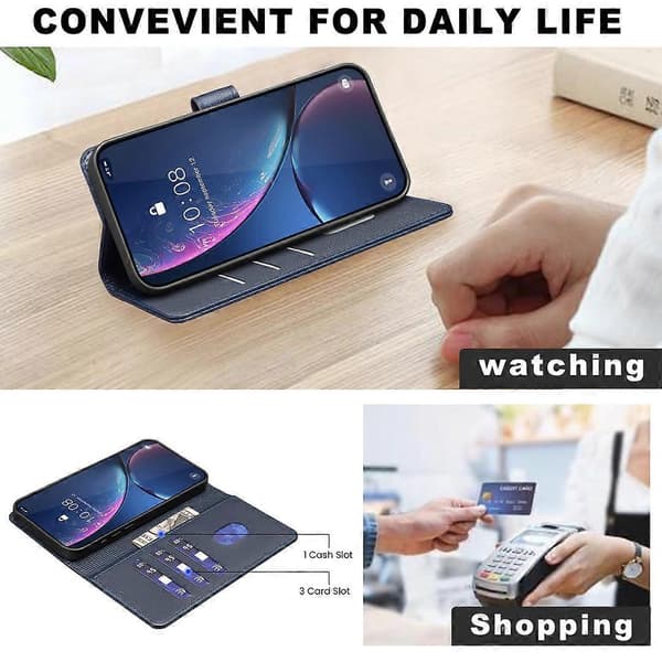 Til Xiaomi Poco C75 4G Telefon Cover Multicolor Blue