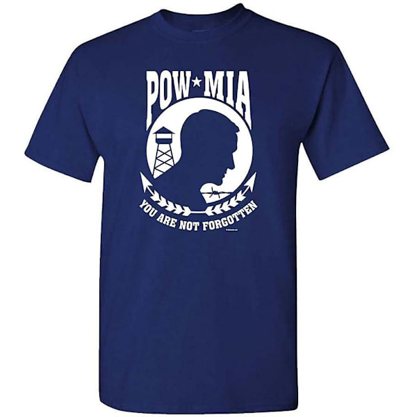 You Are Not Forgotten - Pow Mia Ww2 Vietnam - Unisex T-shirt Navy M