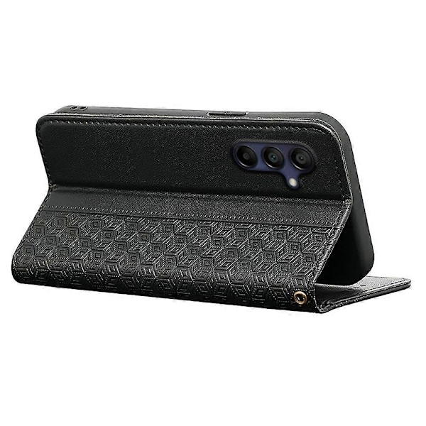 Til Samsung Galaxy A36 5G/A56 5G Wallet Telefon Cover Stærkt Magnetisk Ternet Mønster Prægning Multicolor Style A