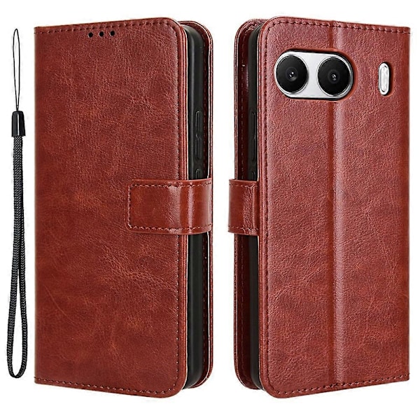 OnePlus Nord 4 -kotelo, Crazy Horse -kuvioitu PU-nahkainen puhelinlompakkokotelo Multicolor Style A