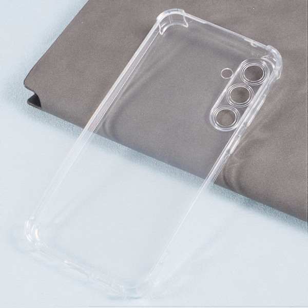 Transparent skal för Samsung Galaxy A55 5G, flexibelt TPU-skydd