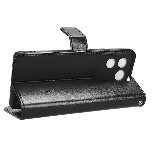 För vivo S17e 5G Anti-Fingerprint Telefonfodral Plånbok PU Läder Mobiltelefon Ställ Skydd Multicolor Style A