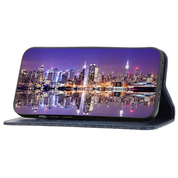 Telefon Læder Etui til Samsung Galaxy M54 5G/F54 5G, Præget Rombe Mønster Pung Stand Cover Multicolor Style E