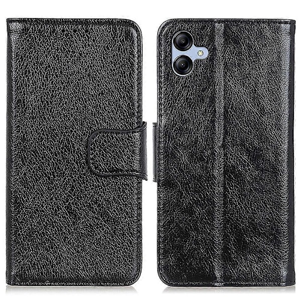 Til Samsung Galaxy A05 4G Etui Nappa Tekstur Spaltet Læder Foldbart Stativ Telefon Cover Multicolor Style B