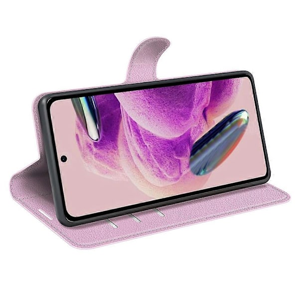 Til Xiaomi Redmi Note 12S 4G Litchi Tekstur Wallet Telefon Cover Stativ PU Læder Etui Multicolor Style C