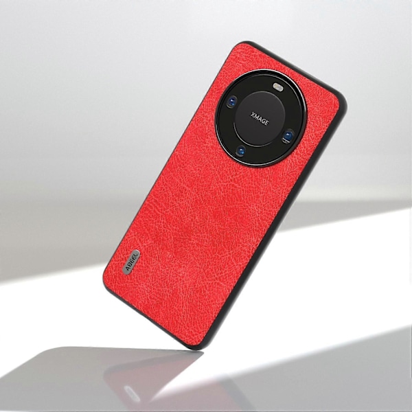 För Huawei Mate 60 Pro Mobilskal Retro Litchi Textur Läderbelagd TPU+PC Fodral Multicolor Style B