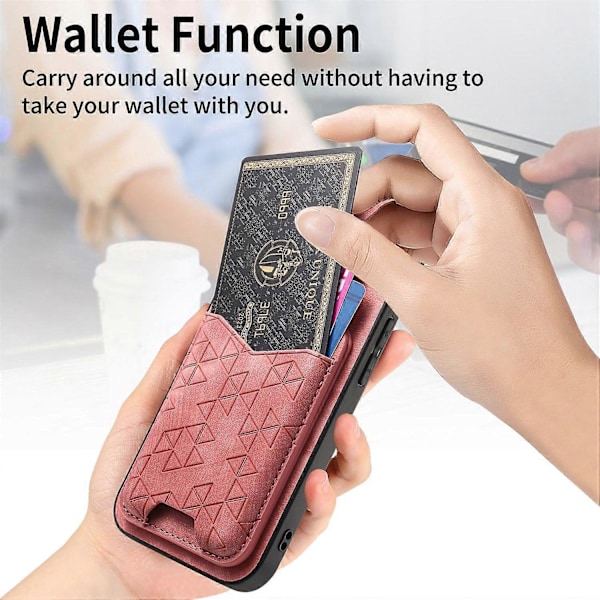 Til Samsung Galaxy S24 Ultra Etui Præget Mønster Kortholder Støtteben Læder Bagcover Multicolor Style A