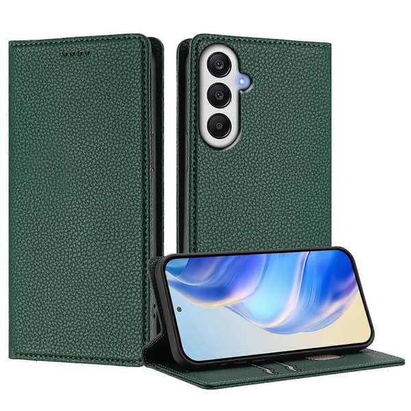 Til Samsung Galaxy A36 5G Wallet Case RFID-blokering Litchi Tekstur Læder Mobilcover Multicolor Style E