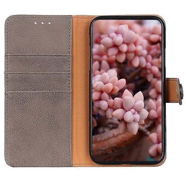 KHAZNEH Puhelinkotelo Oppo A38 4G -puhelimelle, lehmännahkakuvioinen PU-nahkainen jalustallinen lompakkokotelo Multicolor Style C