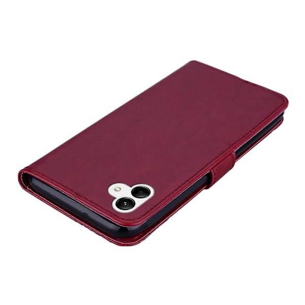 Til Samsung Galaxy A05 4G Etui Ugle Præget PU Læder Anti-drop Telefon Wallet Cover Multicolor Style F