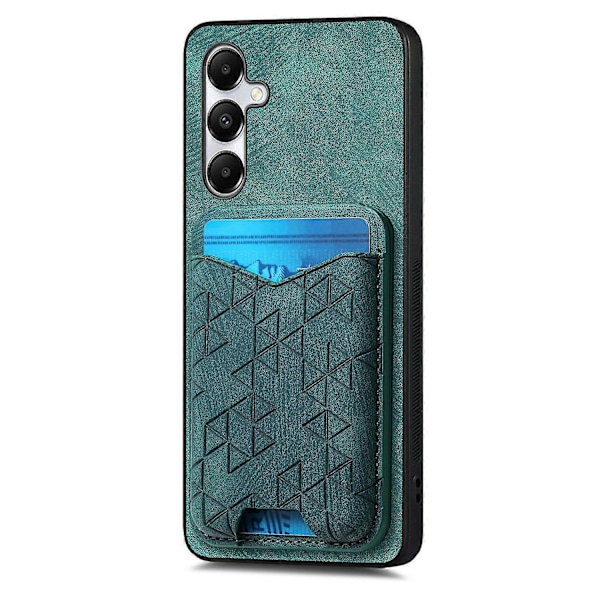 Til Samsung Galaxy A05s 4G Etui med Præget Mønster, Kortholder, Støttefod, Læder Bagside Cover Multicolor Style C