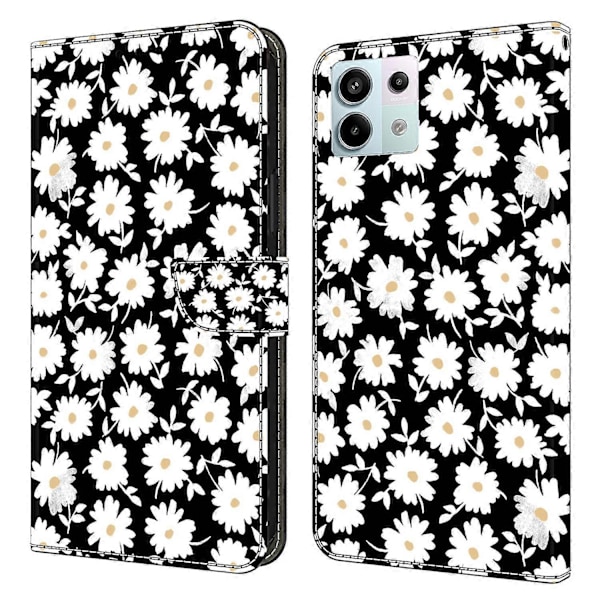 Til Xiaomi Redmi Note 13 Pro 5G/Poco X6 5G Etui 3D Mønster Flip Wallet PU Læder Telefon Cover Multicolor Style M