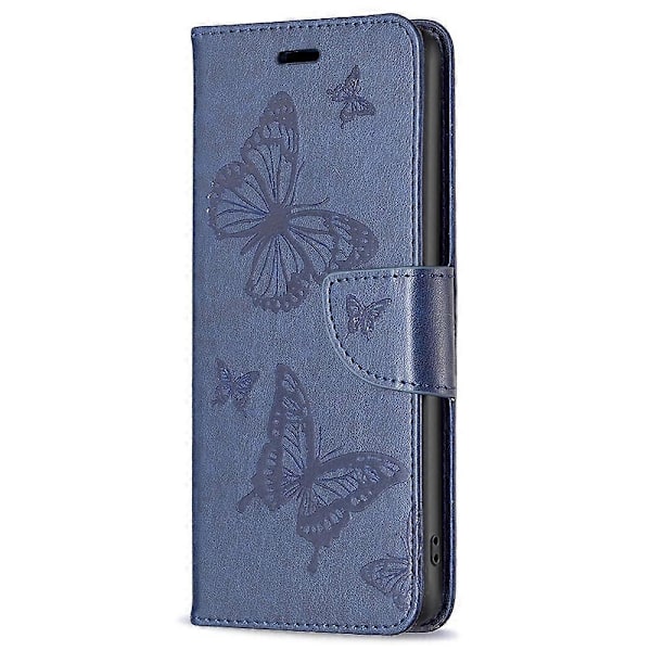 Til Nokia G42/G310 Sommerfugl Præget Telefon Cover Læder Stand Wallet Cover med Rem Multicolor Style D