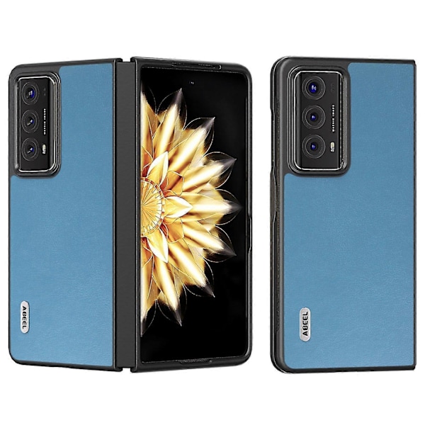 För Honor Magic V2 5G Telefonskal Texturerat PU-läder + PC Skyddsfodral Multicolor Style E