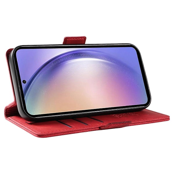 YIKATU YK-005 til Samsung Galaxy A54 5G Telefon Cover PU Læder Hud-berørings Wallet Stand Shell Cover Multicolor Style H