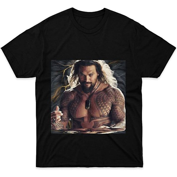 Herrtröja Jason Momoa Skjortor för män Cool grafisk present M