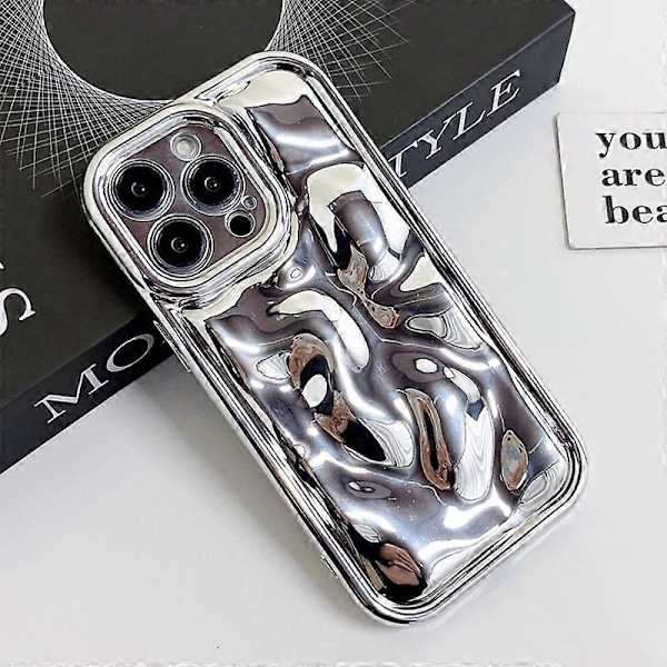 iPhone 15 Pro Max -kotelo, naarmuuntumaton, galvanoidulla meteoriittikuvioinnilla varustettu TPU-puhelinkuori Multicolor Style A