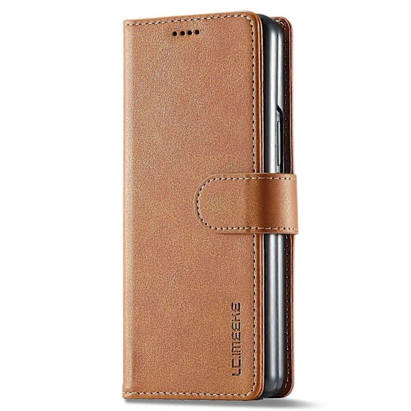 LC.IMEEKE Magnetlås Ställ Plånbok PU Läder Vikbart Telefonfodral för Samsung Galaxy Z Fold3 5G