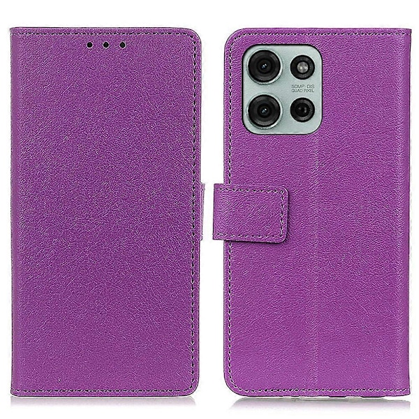 Plånboksfodral i PU-läder med ställ för Motorola Moto G75 5G Multicolor Style B