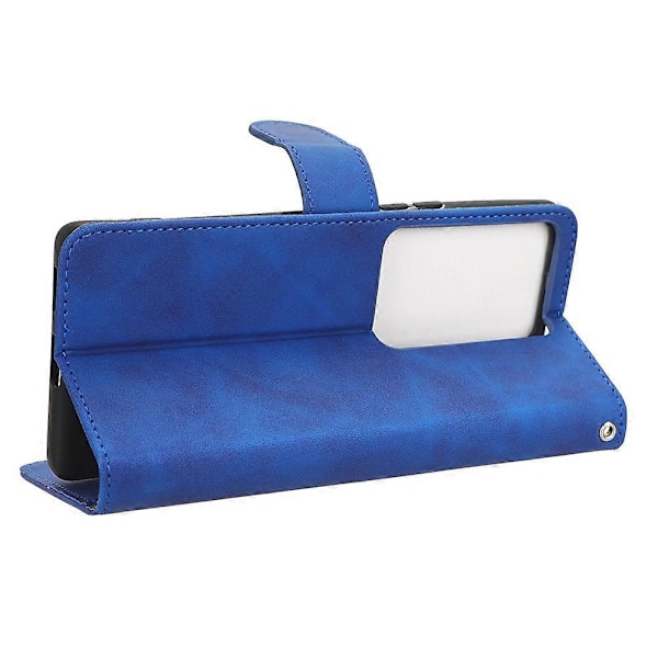Hud-venligt PU læder telefoncover til vivo S17 5G, understøttende stativ Slim-Fit Wallet Flip telefonetui Multicolor Style C
