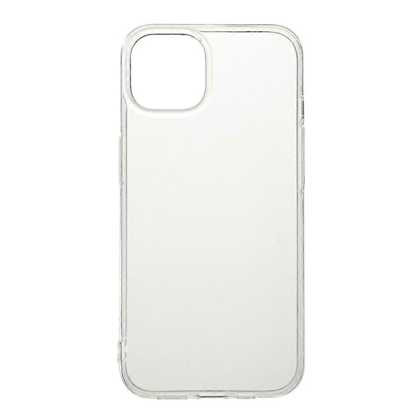 Fullständigt Klar Hud Mjukt Transparent 2mm TPU Stötfångare Anti-Repskydd för iPhone 13 mini 5,4 tum