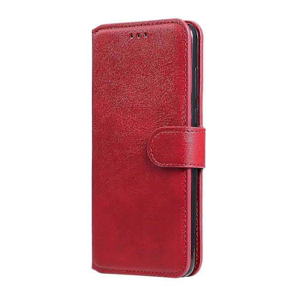 PU Læder Wallet Stand Folio Flip Beskyttende Telefon Cover til Samsung Galaxy A03s (164.2 x 75.9 x