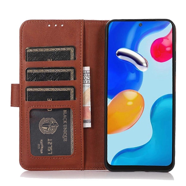 För Samsung Galaxy A15 4G Fodral Kohud Textur Läder Mobiltelefon Ställ Skydd Multicolor Style D