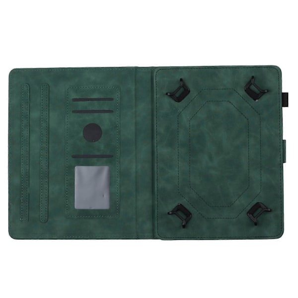 7-tums Tablet PU Läder Ställ Fodral Fjäril Tryckt Korthållare Tablet Skydd Multicolor Style C