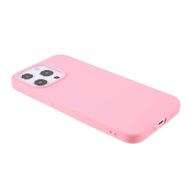 För iPhone 13 Pro 6.1 tum Slim Surface Layer Slät Matt Mjuk Flexibel TPU Skal Multicolor Style F