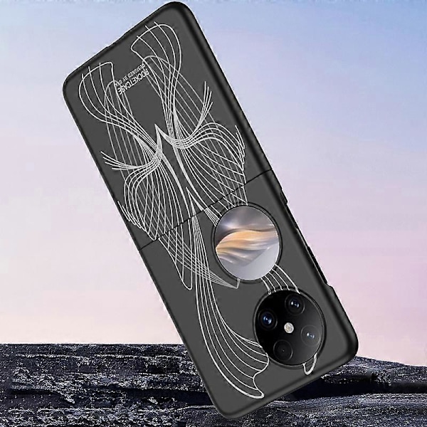 GKK Stöttåligt Skal för Huawei Pocket 2 Konsttryck Slim Hårt PC Telefonskal Multicolor Style C